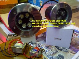 Lampu Lantai LED 12V Underground 6W dan 3W Octopus