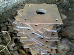 Baseplate Tiang Lampu Jalan PJU