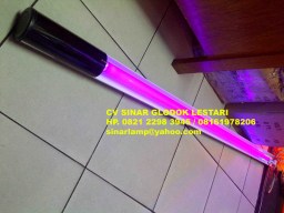 Lampu UV Blacklight Blue 40W + Kap Lampu Bambu